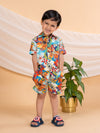 Bebe Unicorn Boys Floral Print Coord Set